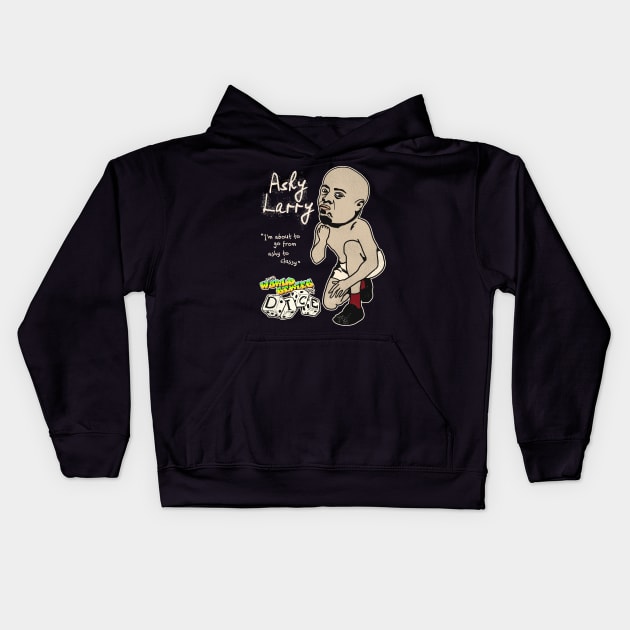 Ashy Larry Kids Hoodie by darklordpug